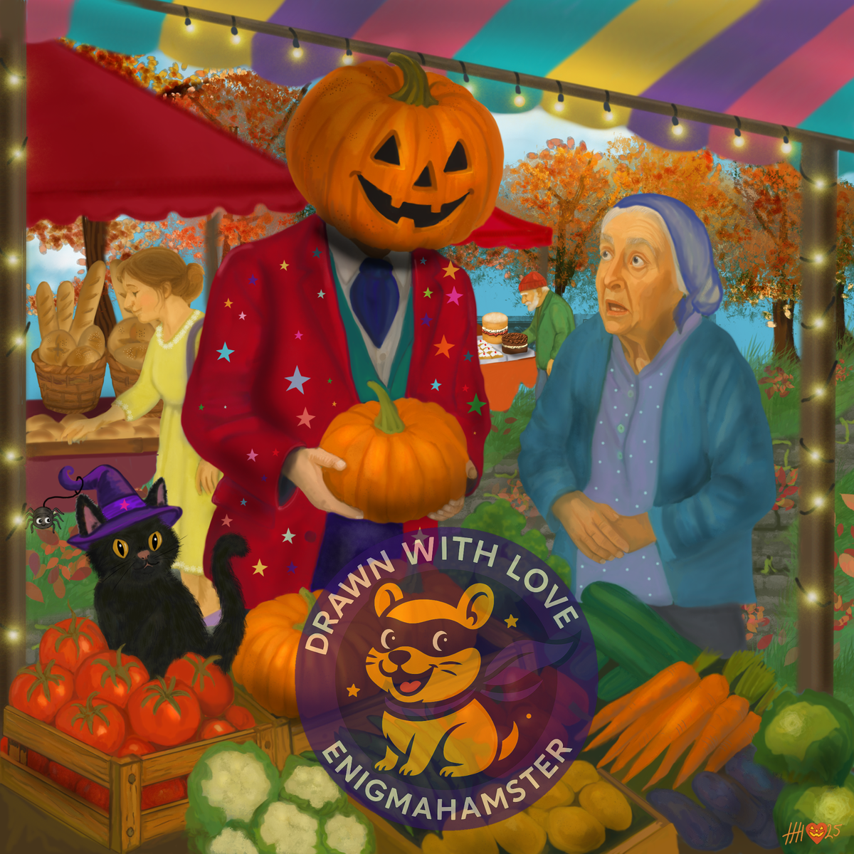 Bill Goes Shopping – EnigmaHamster art print