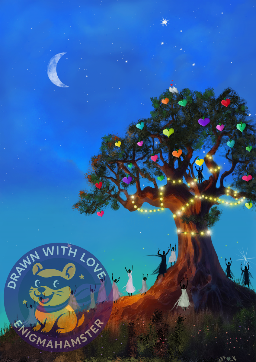 The Love Tree – EnigmaHamster art print