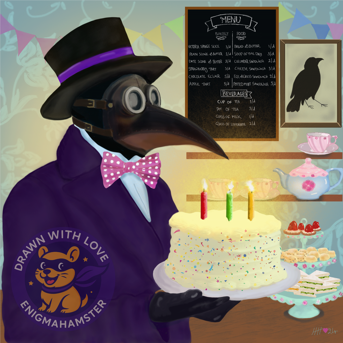 Plague’s Birthday – EnigmaHamster art print