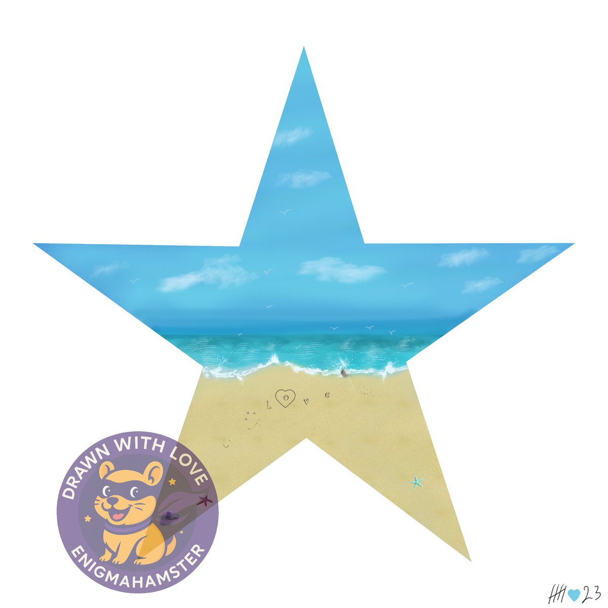 In The Stars 2 – EnigmaHamster art print