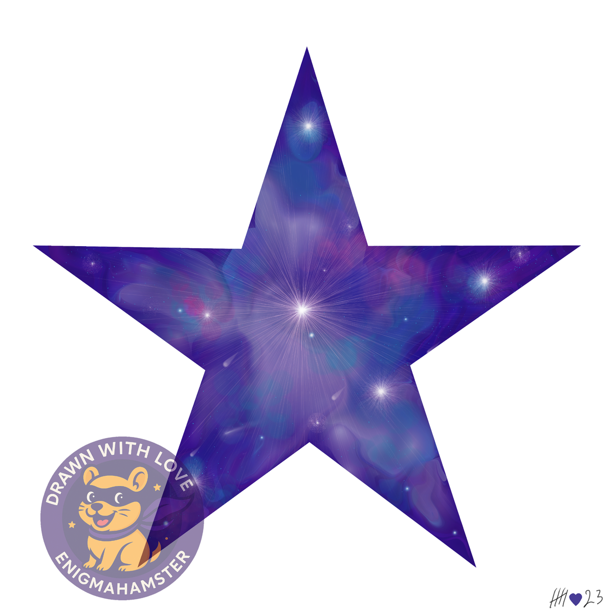 In The Stars 4 – EnigmaHamster art print